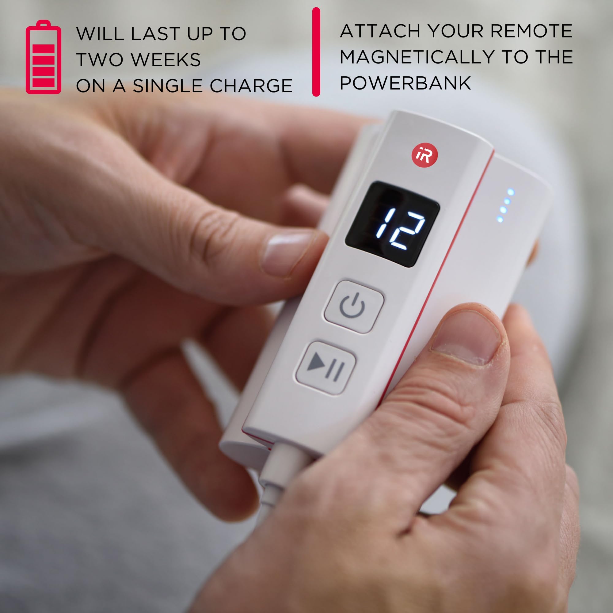 iRestore Essential Laser Hair Growth System + Rechargeable Battery Pack | FDA Cleared