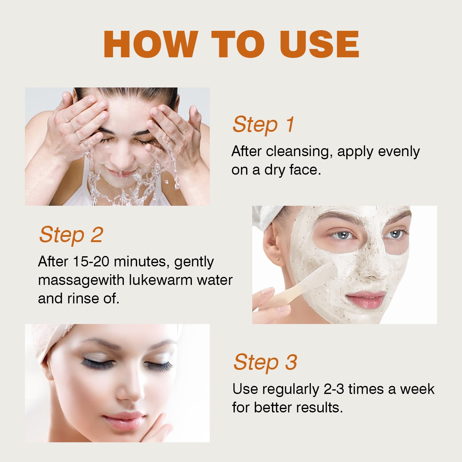 IREV Rice & Honey Glow Mask – Hydrating Clay Mask for Dry Skin, 150g