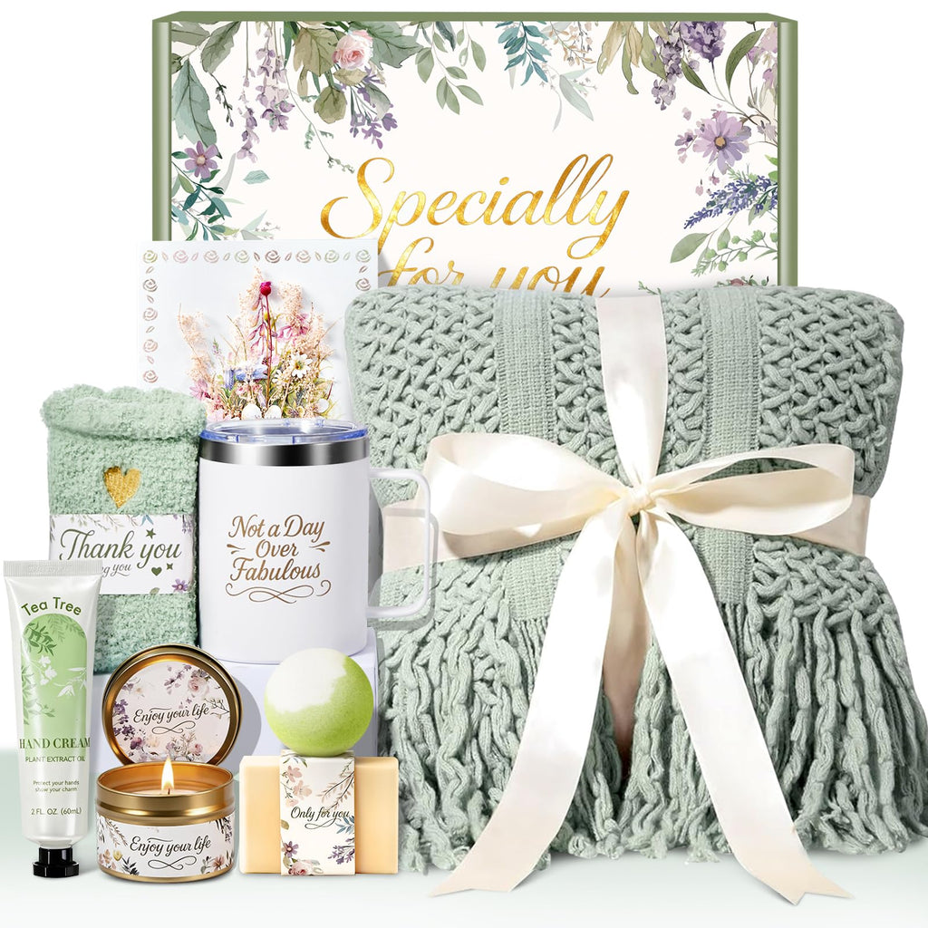 IRINXL Birthday Spa Gift Box for Women – Self-Care Gift Basket