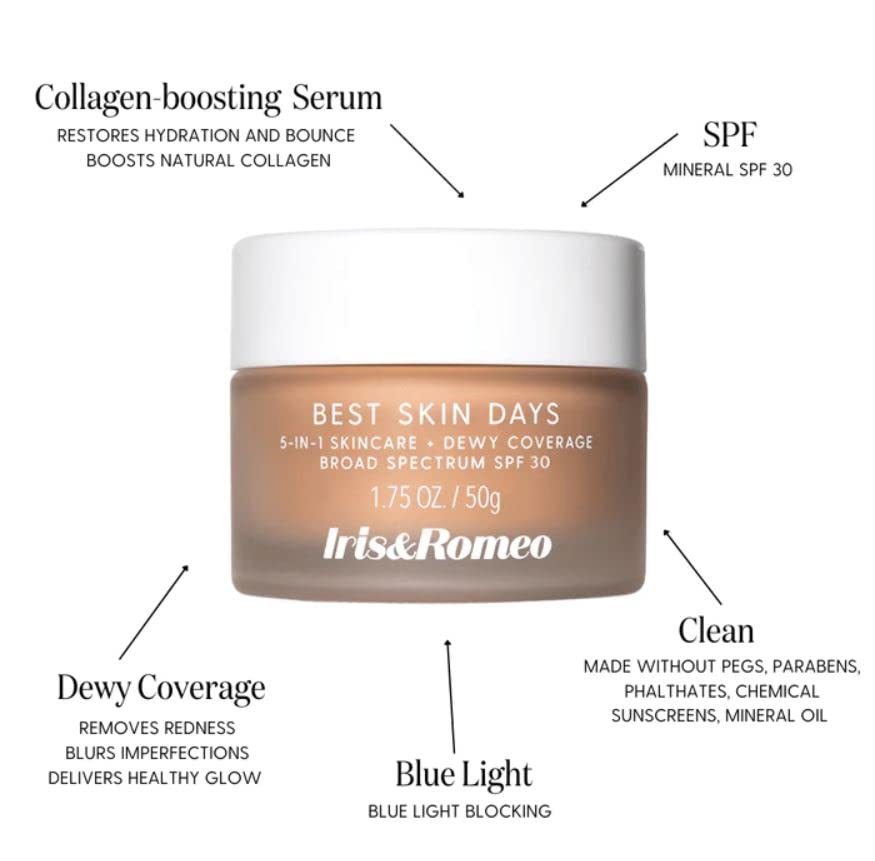 IRIS&ROMEO Best Skin Days SPF30 – Shade 4 | All-in-One Tinted Moisturizer