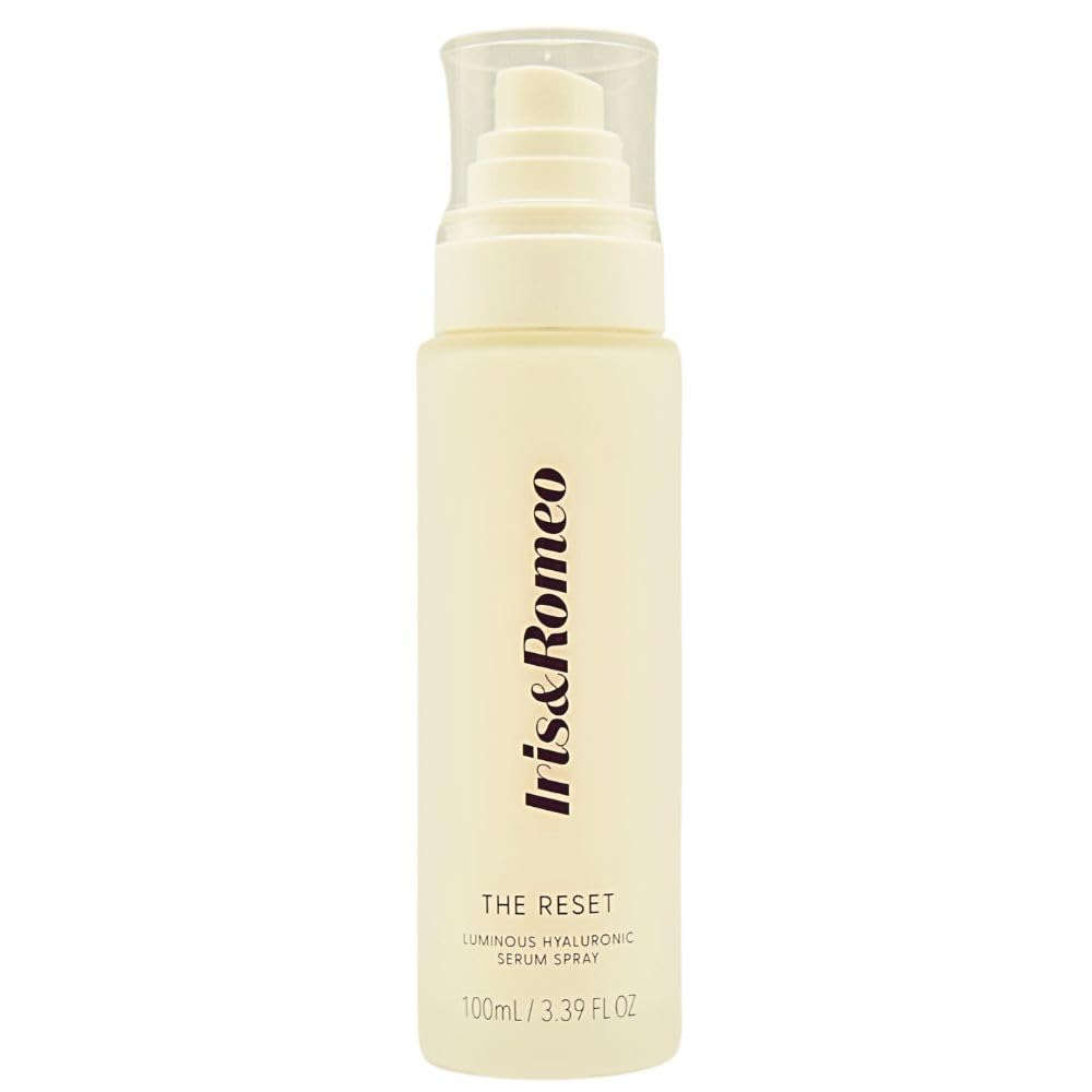 Iris & Romeo The Reset 3-in-1 Face Mist – Hydrating Serum Spray with Hyaluronic Acid & Niacinamide | 3.39 oz