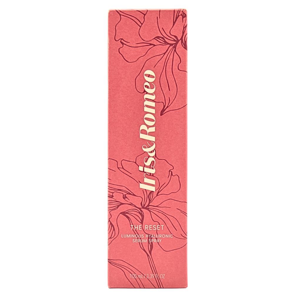 Iris & Romeo The Reset 3-in-1 Face Mist – Hydrating Serum Spray with Hyaluronic Acid & Niacinamide | 3.39 oz