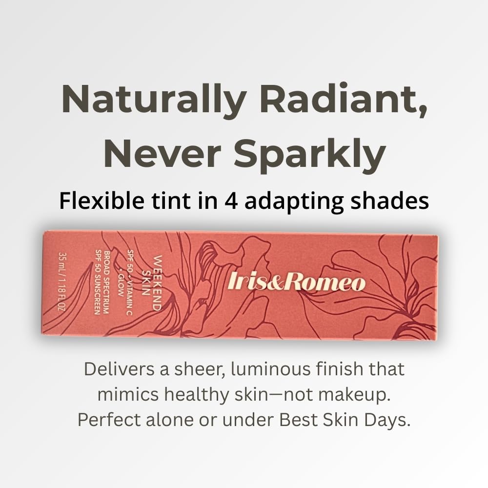 IRIS&ROMEO Weekend Skin SPF 50 – Warm Glow Mineral Sunscreen