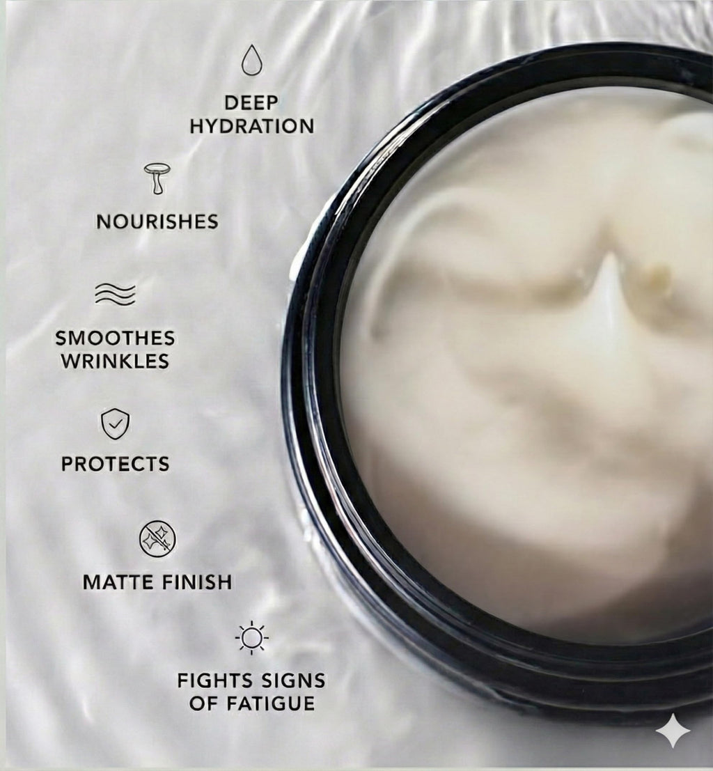 Iron Bull Beef Tallow Face Moisturizer for Men — Anti-Aging with Hyaluronic Acid, Grass-Fed Tallow & Jojoba Oil (2 oz)