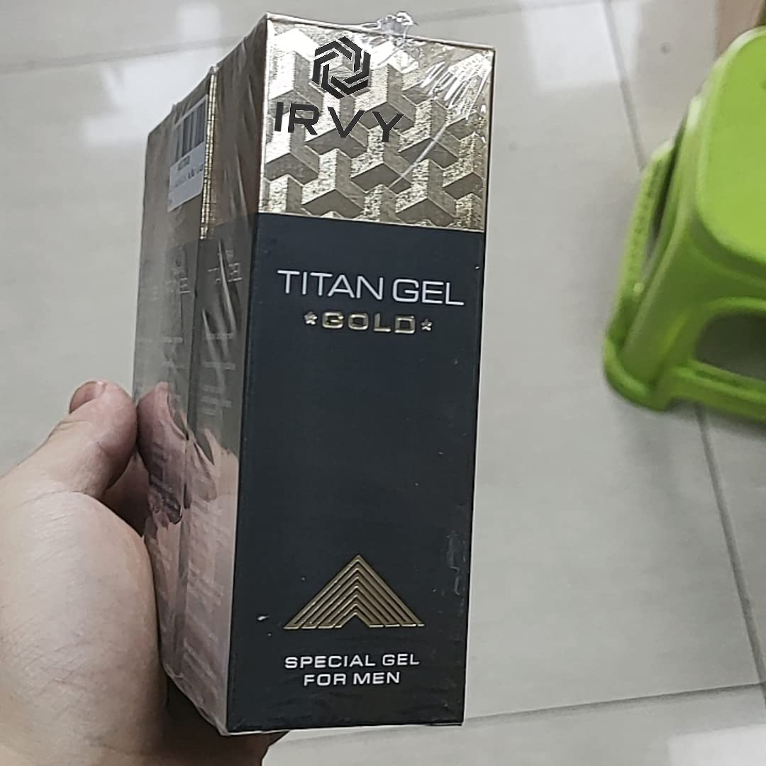Irvy Titan Gel Gold for Men Original - Pack of 3