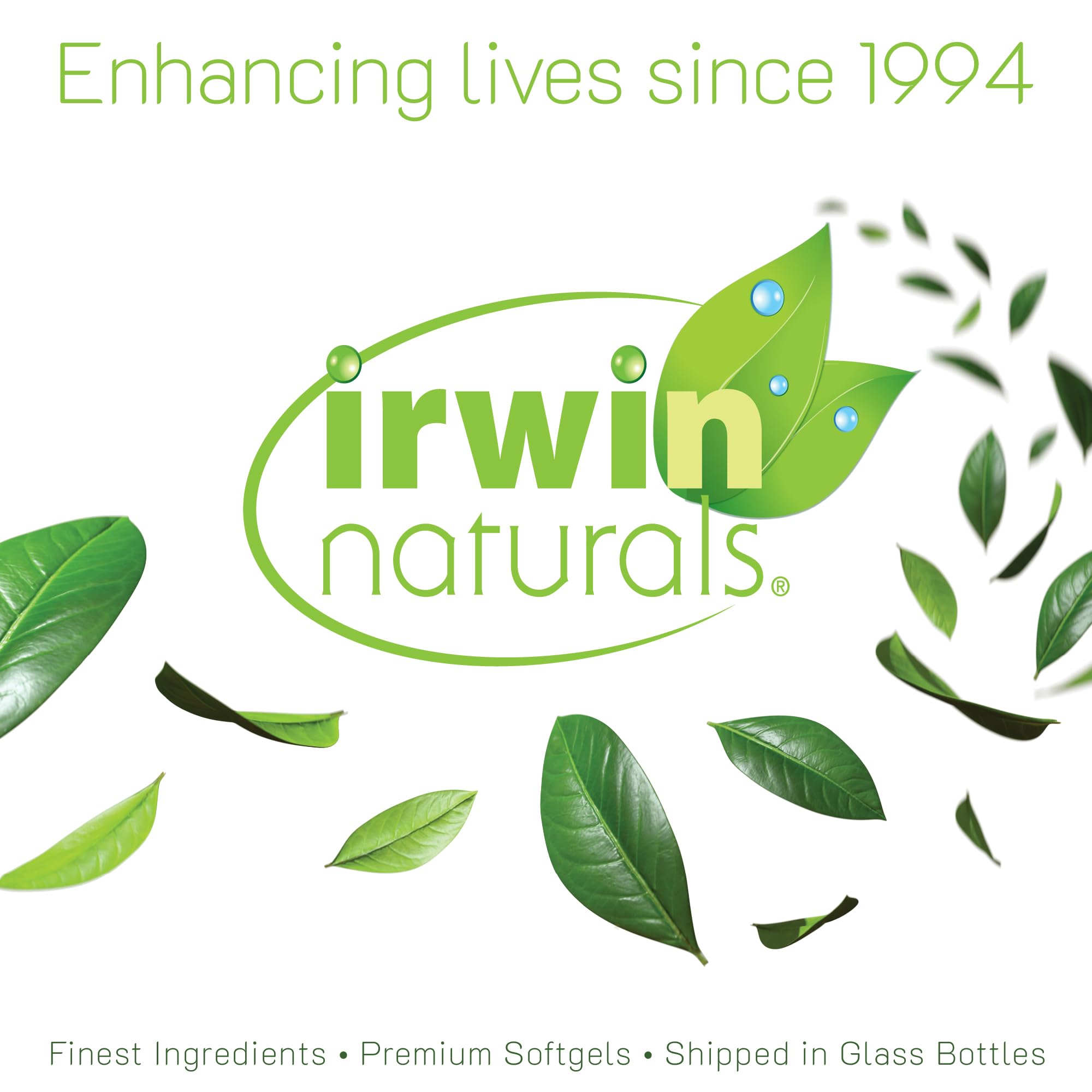 Irwin Naturals Longer, Stronger Hair & Nails - 2 Pack, 120 Softgels | Vibrant Shine & Strength