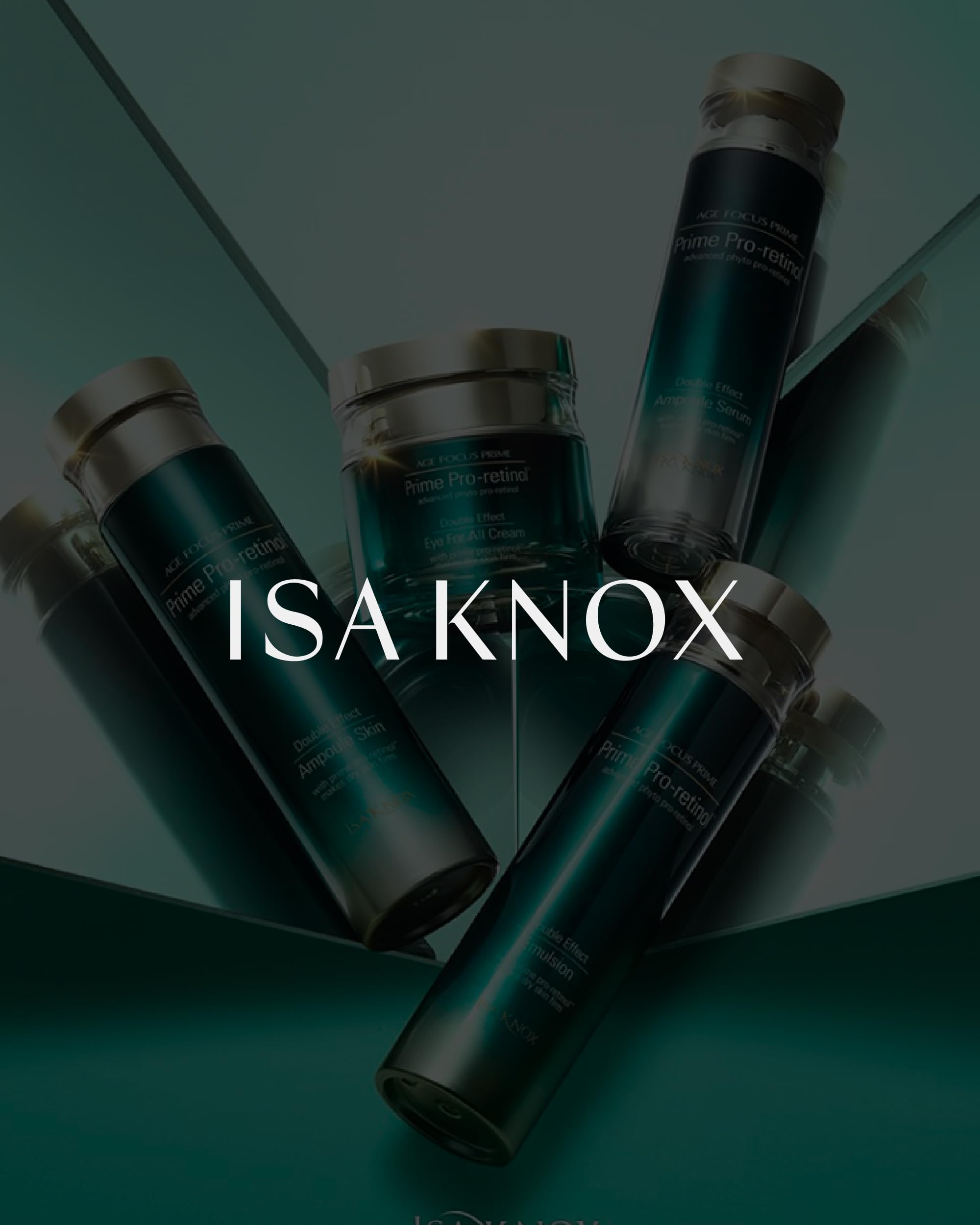 Isa Knox AGE FOCUS PRIME DOUBLE EFFECT SKINCARE SET – Lightweight, Nourishing Korean Routine (417 ml)