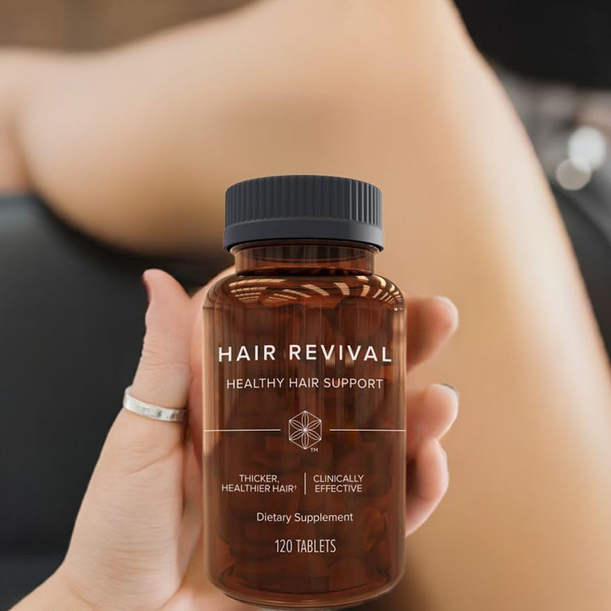 Isagenix Hair Revival – Natural Hair Growth & Thickening Supplement – 120 Tablets
