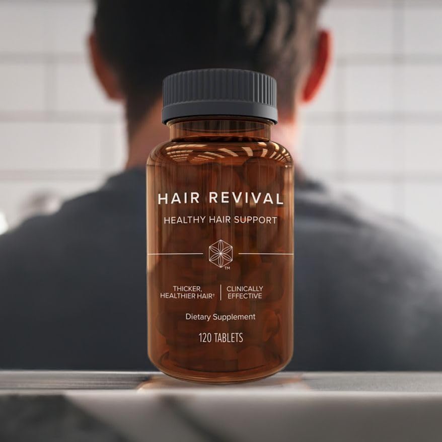 Isagenix Hair Revival – Natural Hair Growth & Thickening Supplement – 120 Tablets