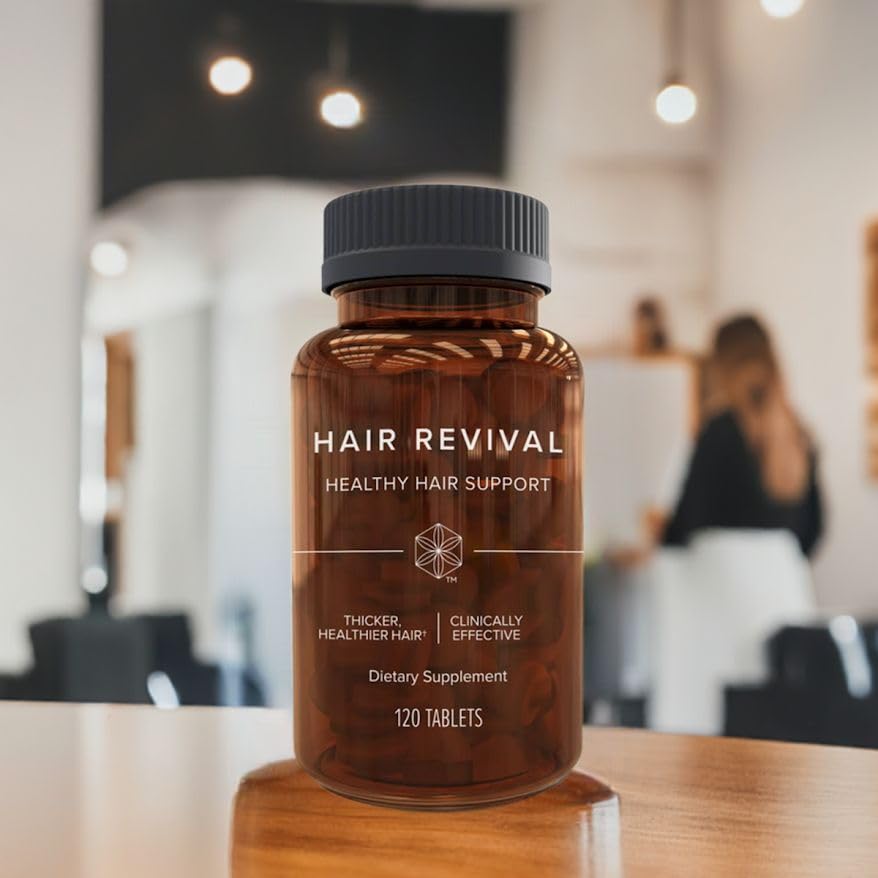 Isagenix Hair Revival – Natural Hair Growth & Thickening Supplement – 120 Tablets