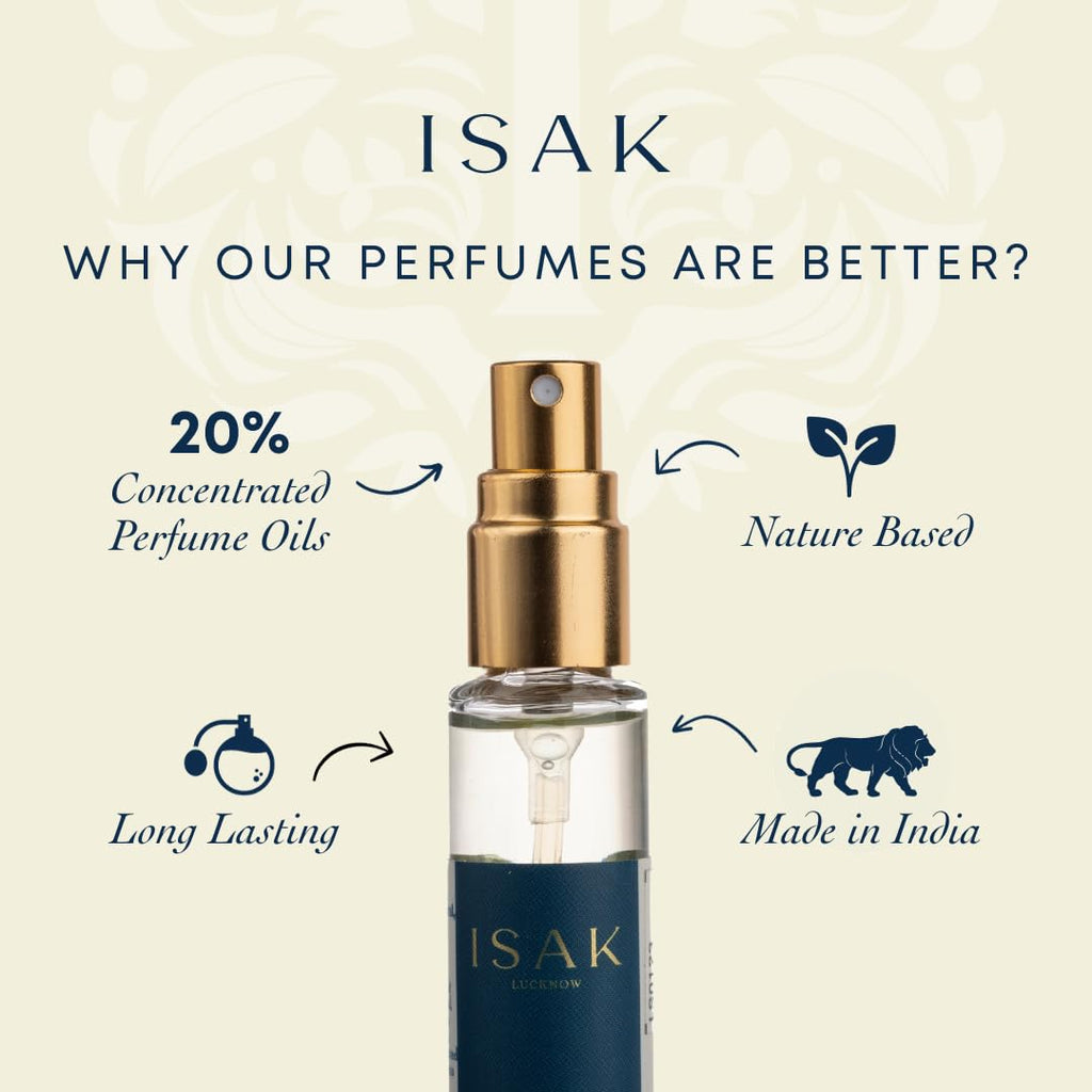 ISAK Lavender Rain Eau de Parfum – Unisex 9ml (0.3 oz), Long-Lasting 8-10h