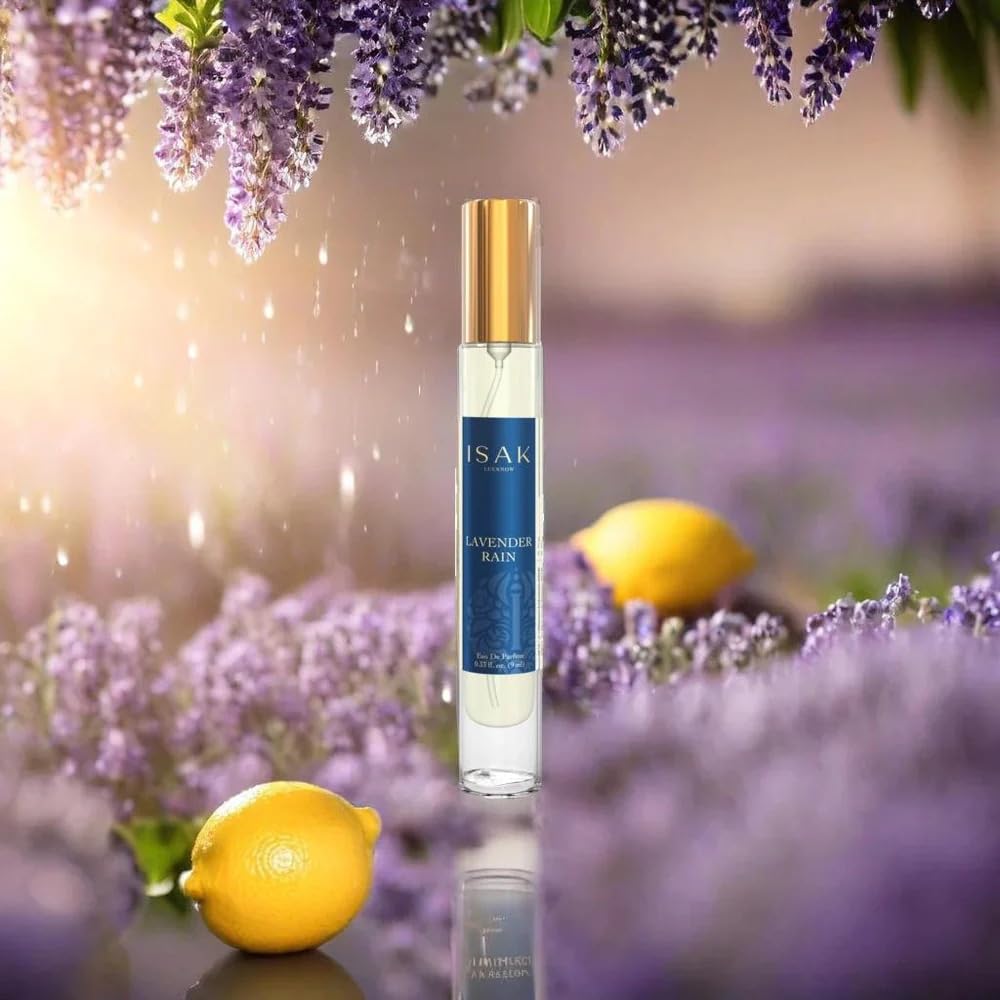 ISAK Lavender Rain Eau de Parfum – Unisex 9ml (0.3 oz), Long-Lasting 8-10h