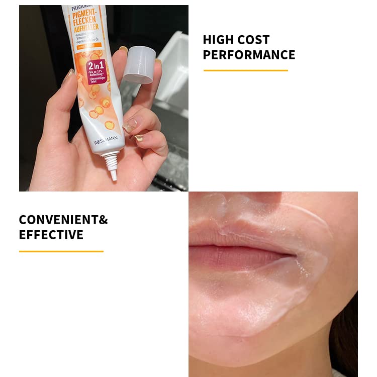Isana Pigment Spots 2-in-1 Vitamin C Serum | Brighten Freckles & Even Skin Tone, 50ml