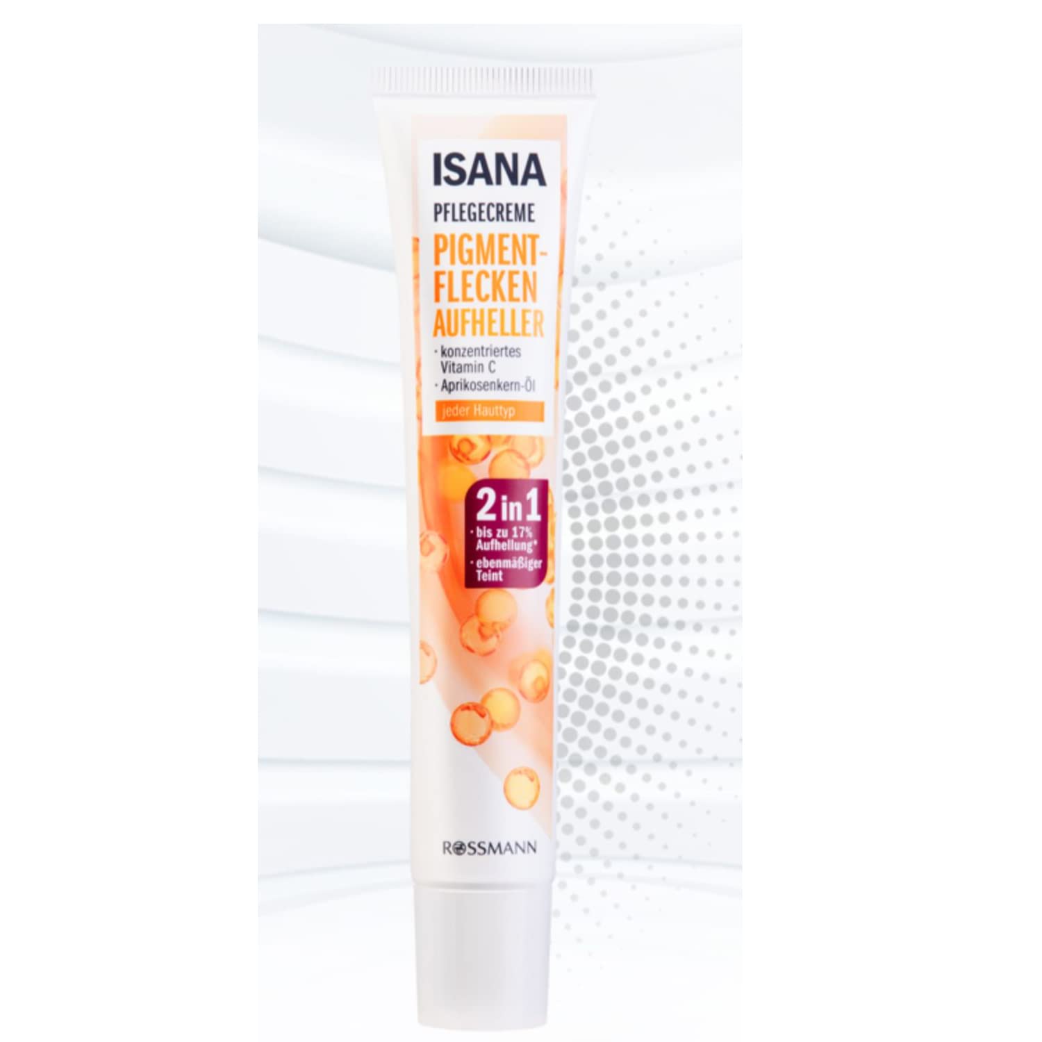 Isana Pigment Spots 2-in-1 Vitamin C Serum | Brighten Freckles & Even Skin Tone, 50ml