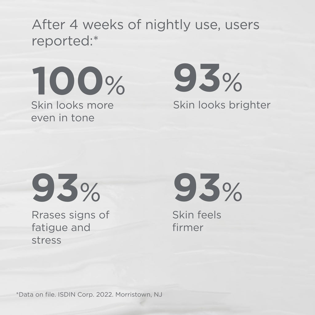ISDIN Age Contour Night Cream for Face & Neck – Melatonin & Peptides, 1.8 oz