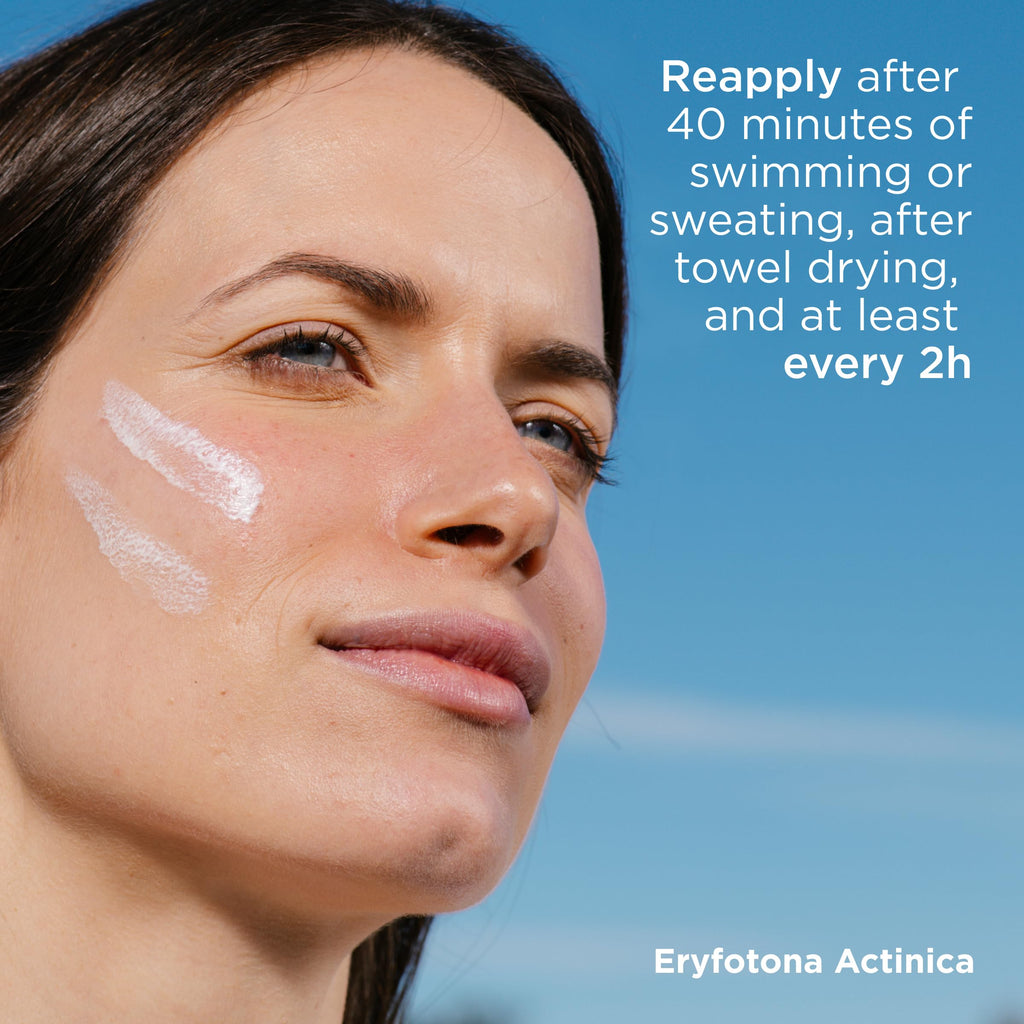 ISDIN Eryfotona Actinica SPF 50+ Mineral Sunscreen – No White Cast, Travel Size