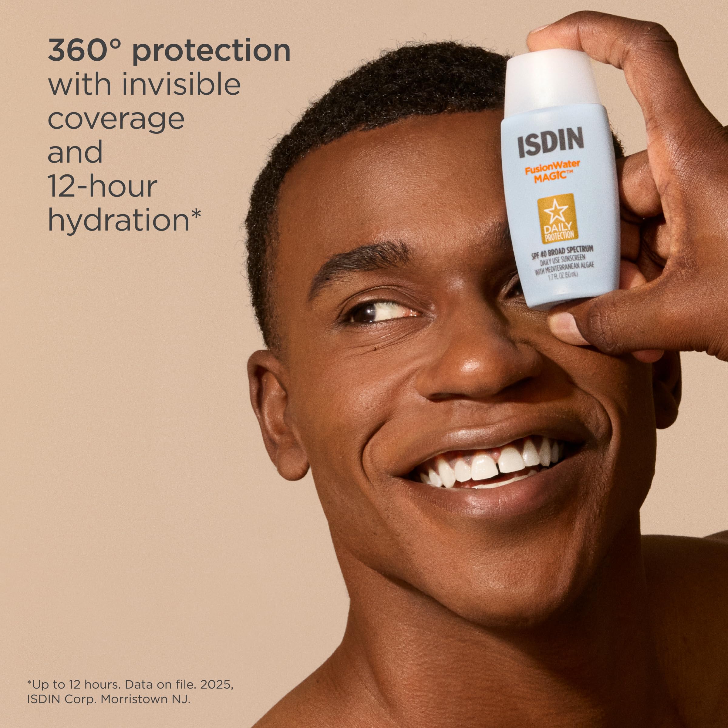 ISDIN Fusion Water MAGIC SPF 40 Sunscreen – Ultralight Hydration with Hyaluronic Acid & Vitamin E