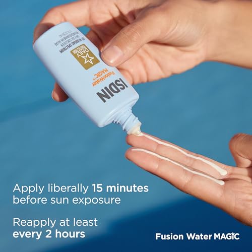 ISDIN Fusion Water MAGIC SPF 40 Sunscreen – Ultralight Hydration with Hyaluronic Acid & Vitamin E