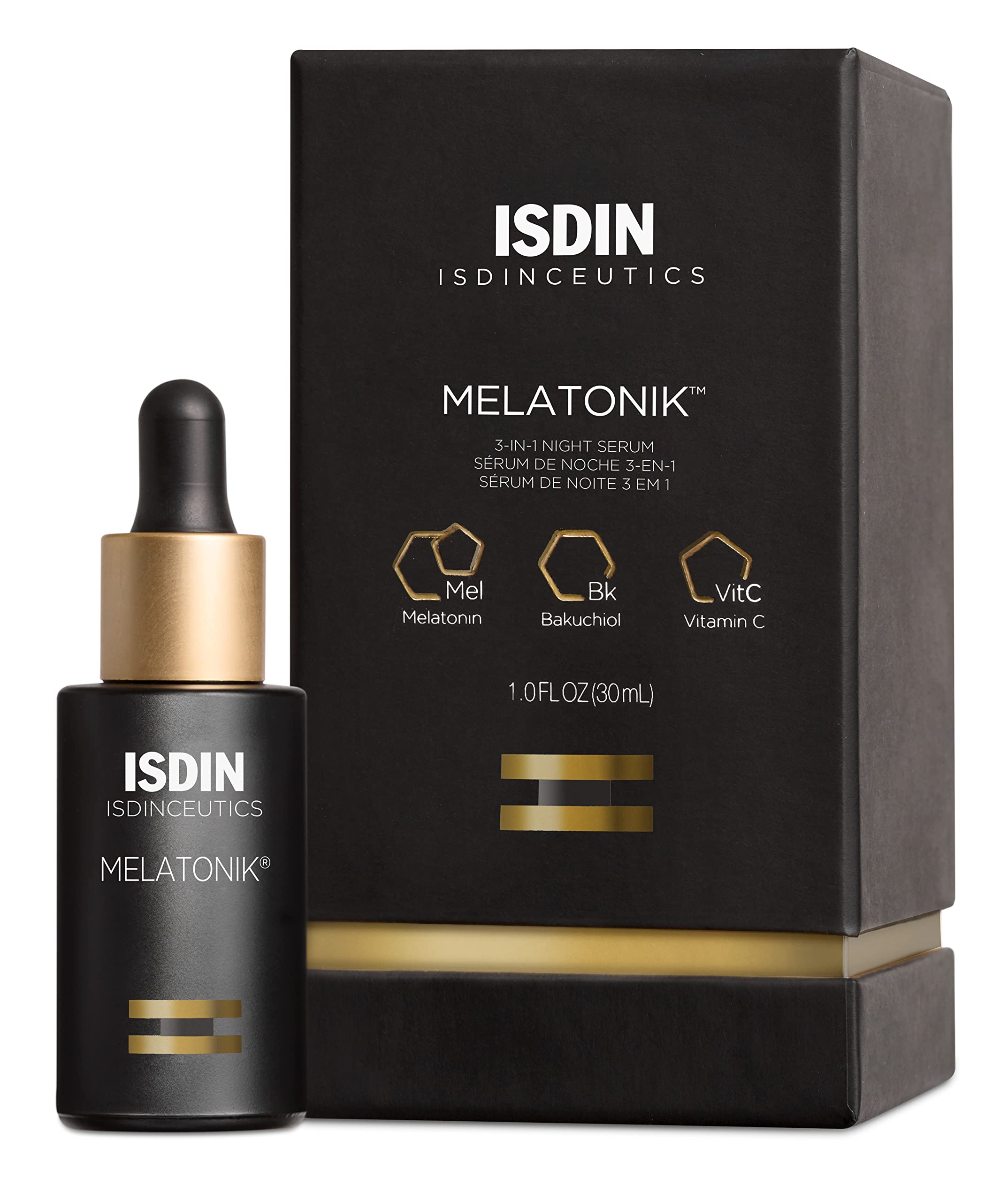 ISDIN Melatonik Night Serum – 3-in-1 Repair, Restore & Brighten