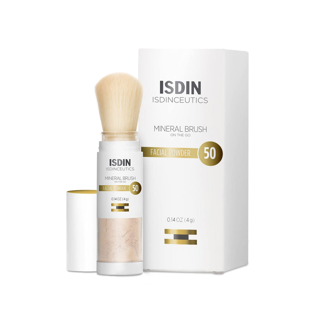 ISDIN Mineral Brush Powder – Pollution & Blue Light Protection for Sensitive Skin