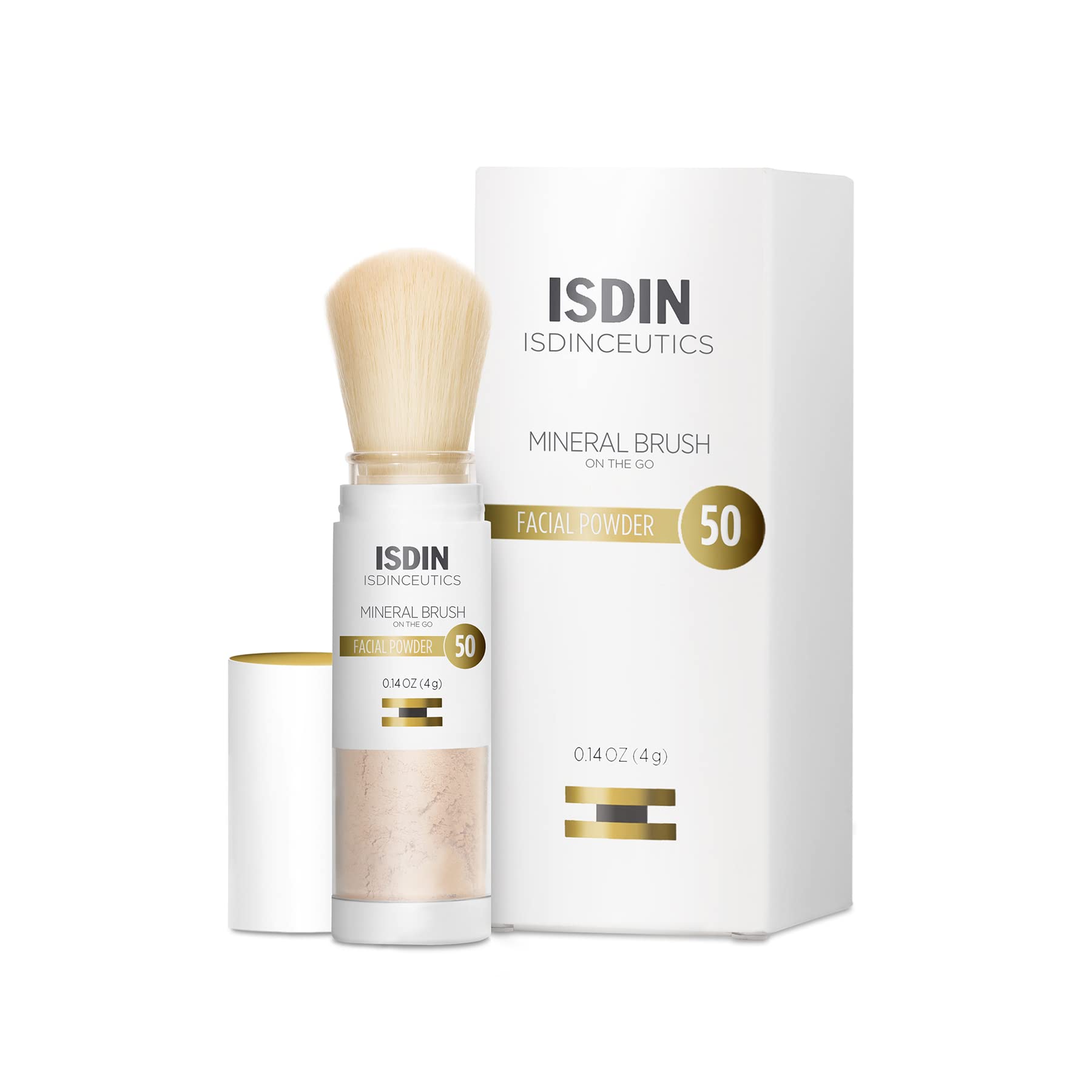 ISDIN Mineral Brush Powder – Pollution & Blue Light Protection for Sensitive Skin
