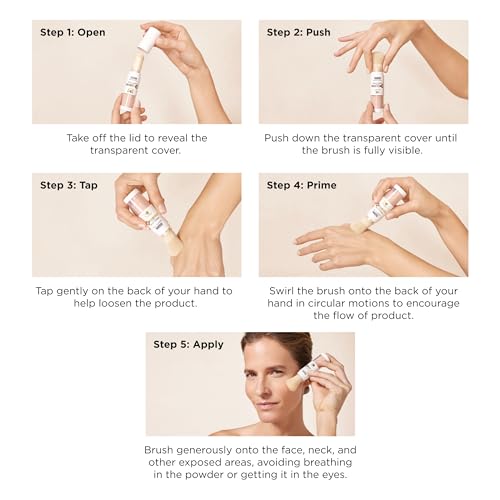 ISDIN Mineral Brush Powder – Pollution & Blue Light Protection for Sensitive Skin