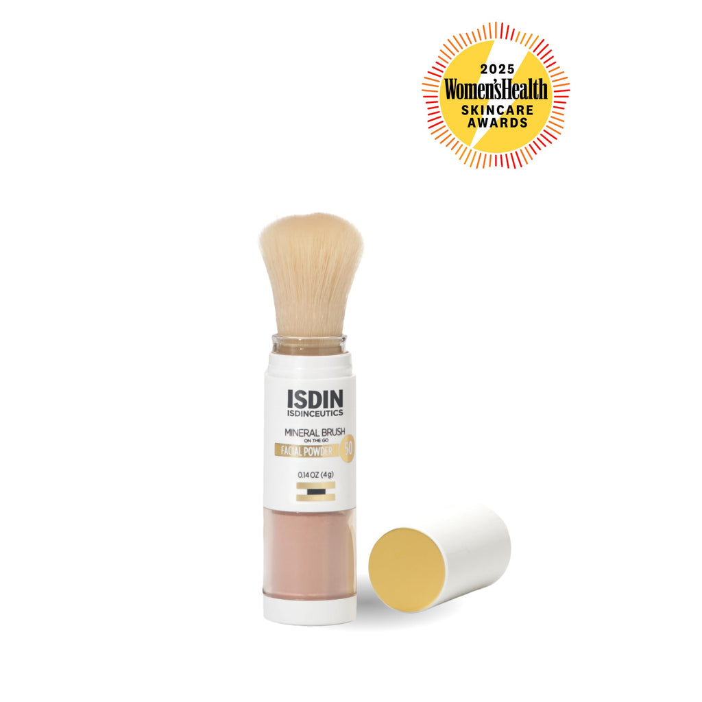 ISDIN Mineral Brush Powder – Pollution & Blue Light Protection for Sensitive Skin