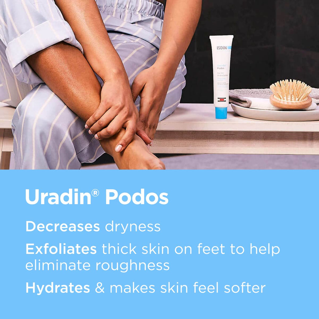 ISDIN Uradin Podos Gel Oil – Hydrating Foot Care with 10% Urea