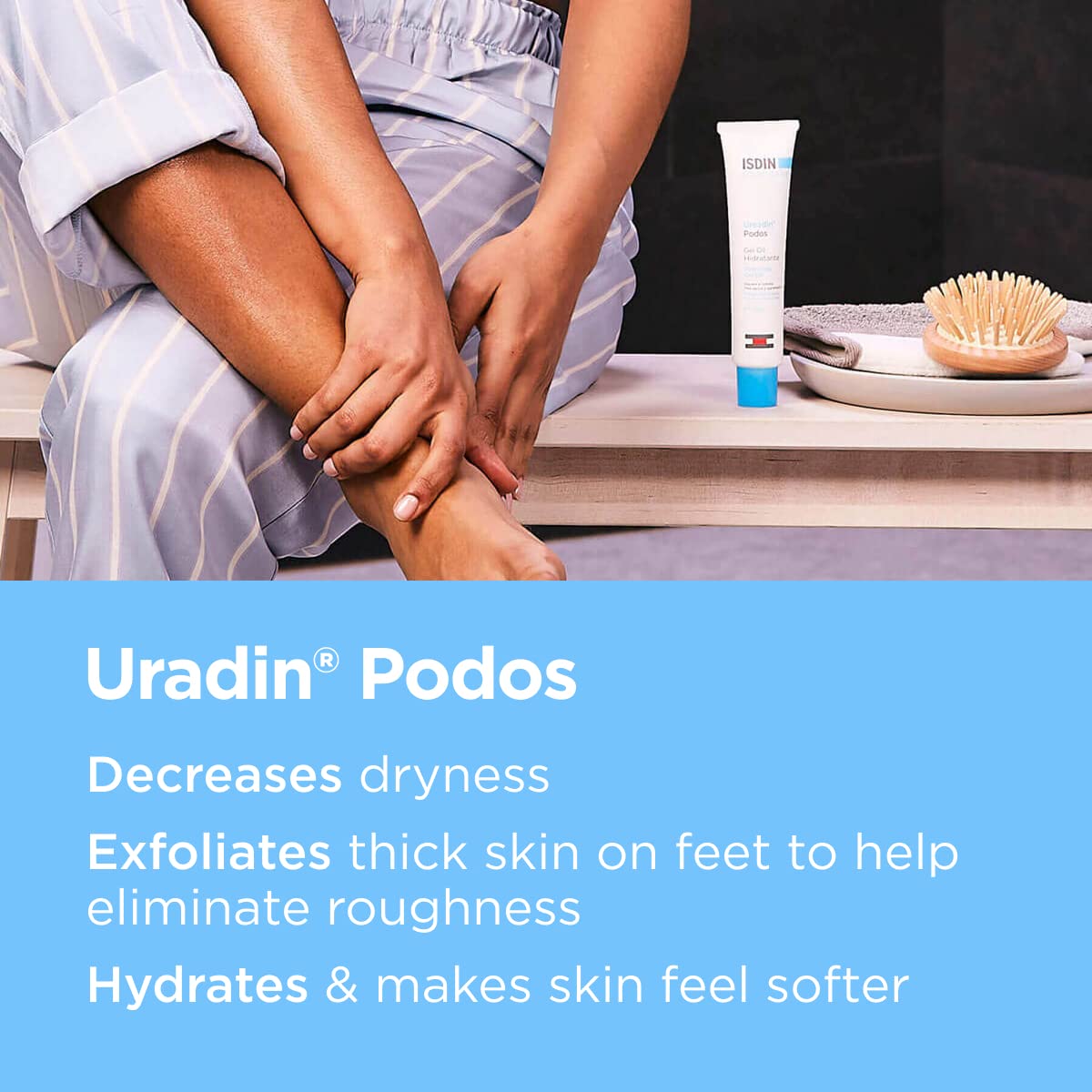 ISDIN Uradin Podos Gel Oil – Hydrating Foot Care with 10% Urea