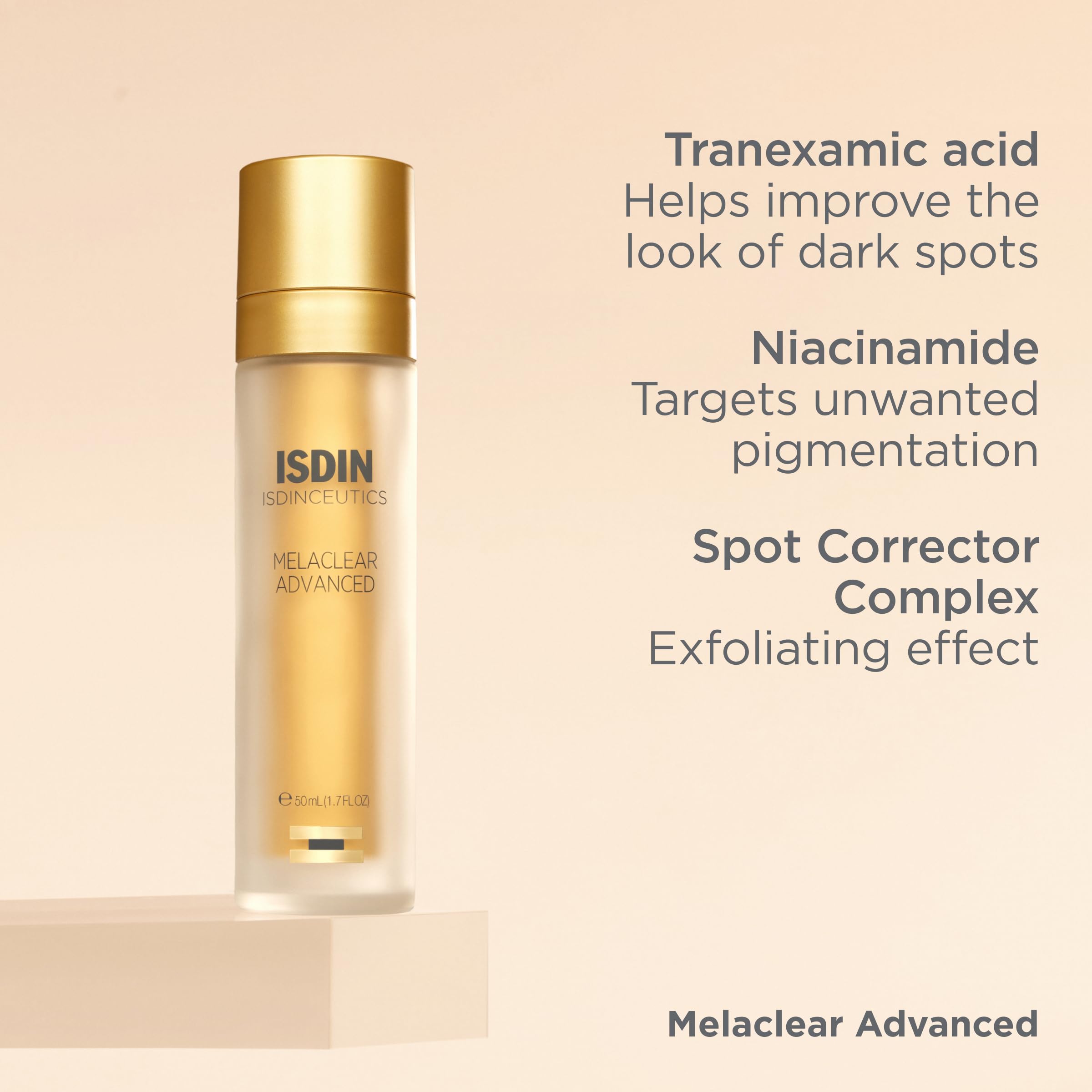 ISDIN Melaclear Advanced Dark Spot Corrector with Niacinamide – 1.7 fl oz