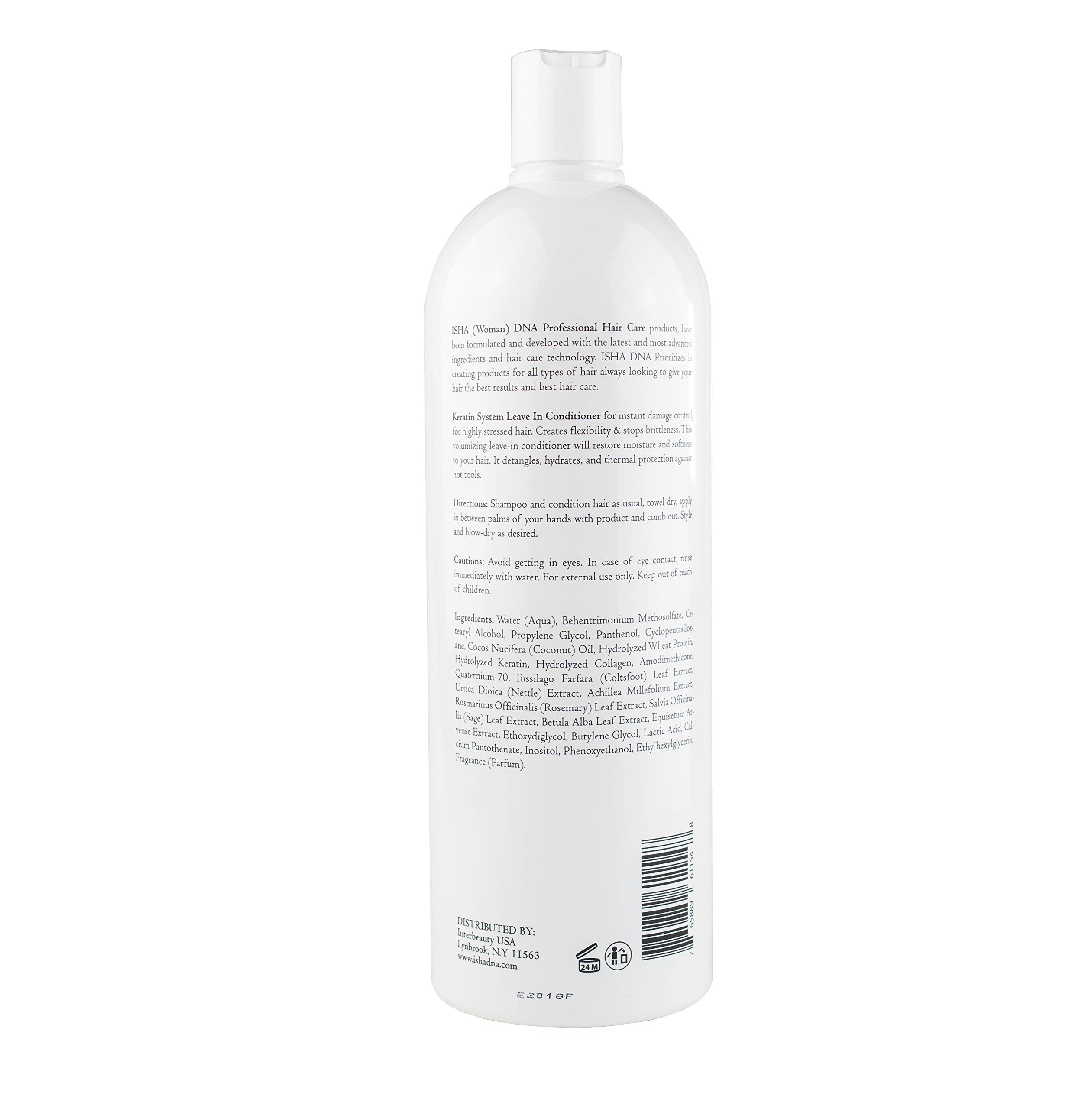 ISHA DNA Keratin Leave-In Conditioner — Sulfate Free Daily Damage Control