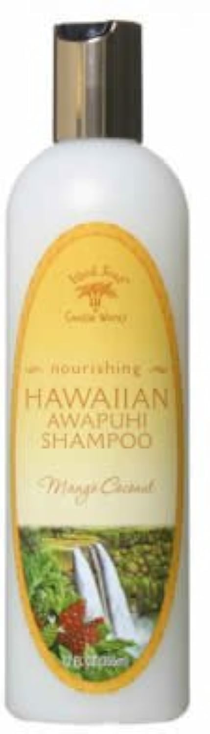Island Soap & Candle Works Awapuhi Mango Coconut Shampoo – 12 oz Moisturizing Hawaiian Shampoo