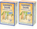 Island Soap & Candle Works Surfer's Salve Soap – Lavender & Tea Tree, Vitamin E & Aloe | Hawaii-made, 3 oz per bar (Pack of 2)