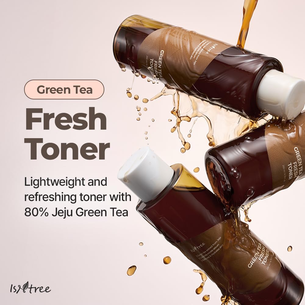 ISNTREE Green Tea Fresh Toner 200ml – Hydrating & Oil Control for Oily Skin