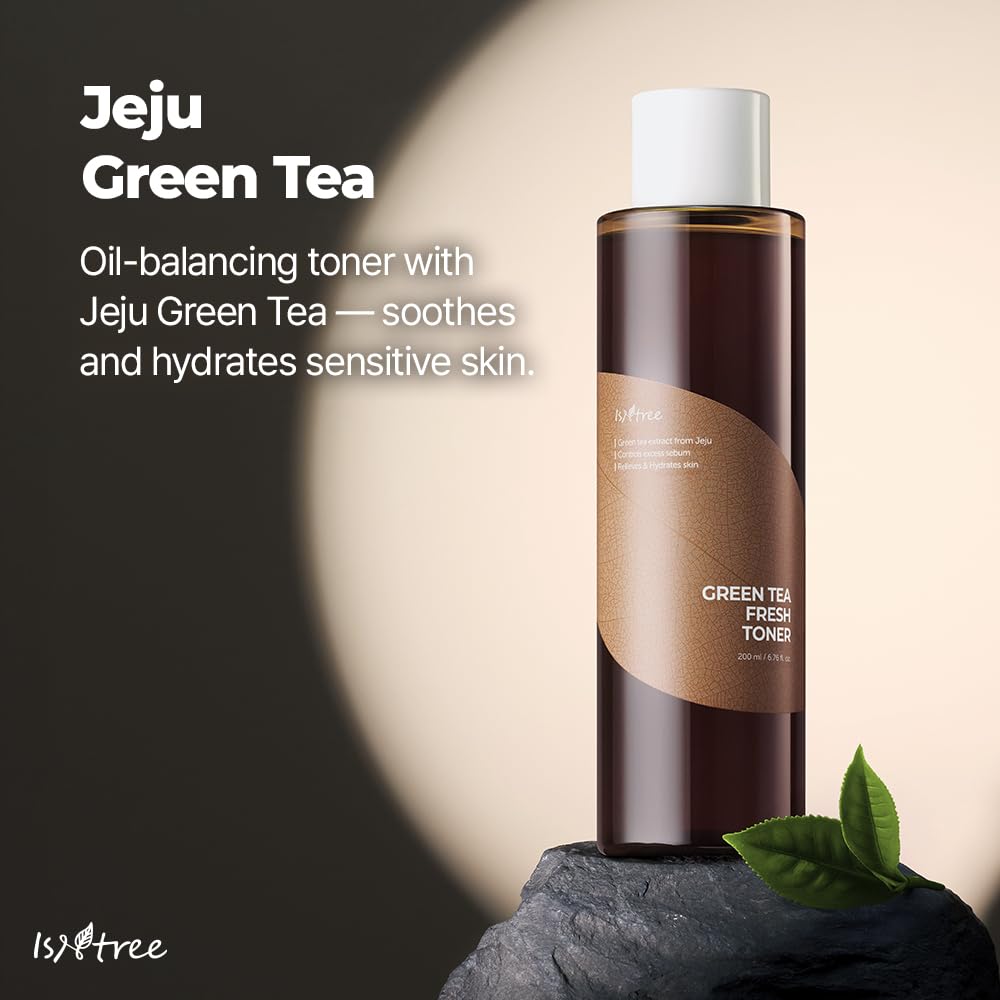 ISNTREE Green Tea Fresh Toner 200ml – Hydrating & Oil Control for Oily Skin