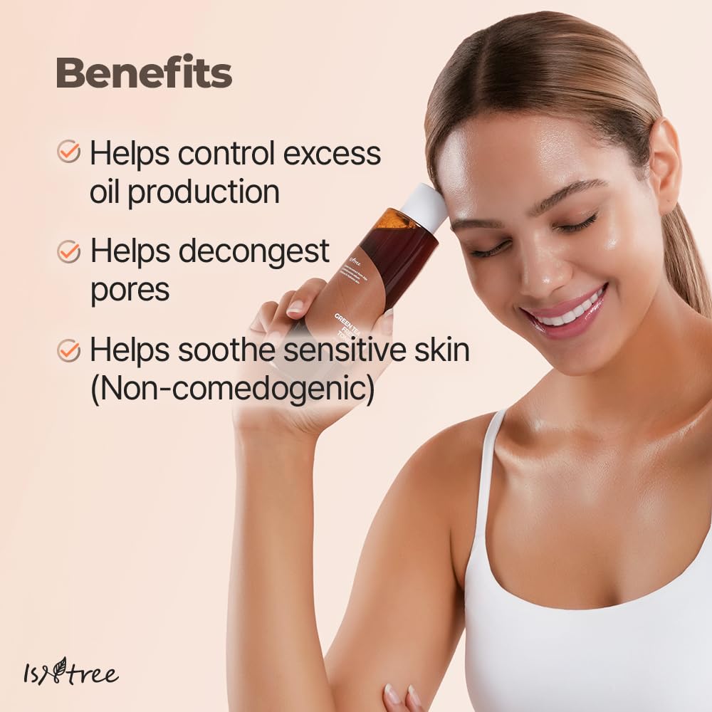ISNTREE Green Tea Fresh Toner 200ml – Hydrating & Oil Control for Oily Skin
