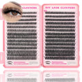 ISTGIFT Lash Clusters Kit – 560 Pcs, 9-16mm D Curl Fluffy Wispy Lash Extensions (DIY Home Use)