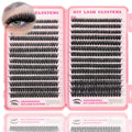 ISTGIFT Lash Clusters Kit – 560 Pcs 9-16mm D Curl Fluffy Wispy Lashes