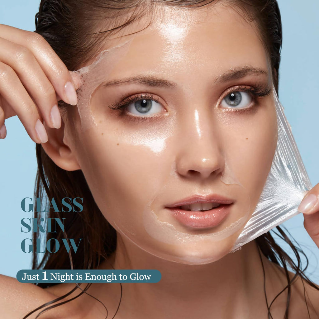 ISTON Collagen Night Wrapping Mask for Glass Skin – Elasticity & Hydration Boost | Easy Peel-Off Facial Mask