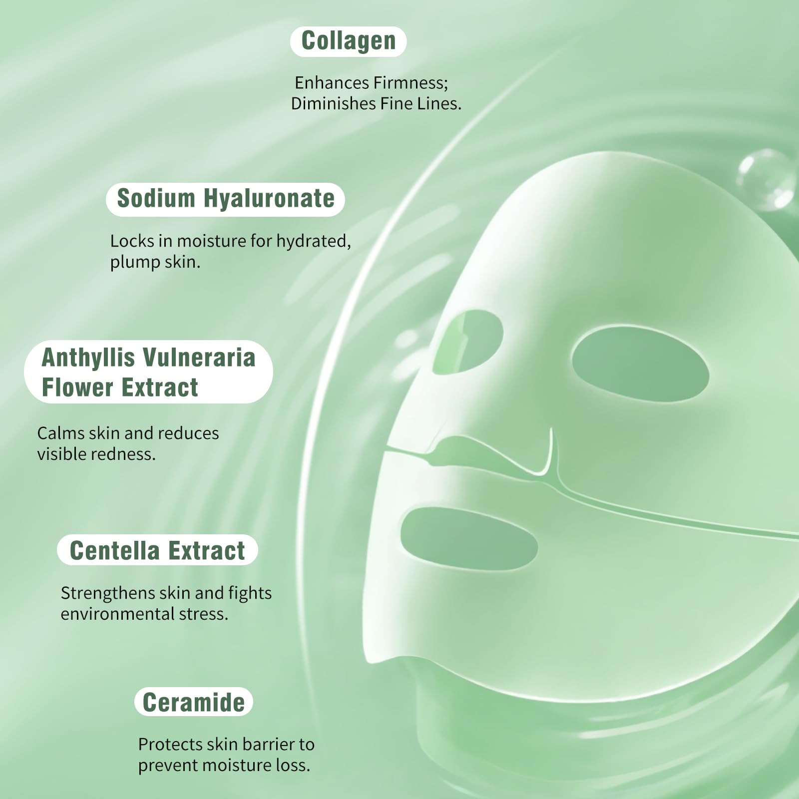 ISTON Overnight Hydrogel Mask for All Skin Types | Deep Hydration & Barrier Support
