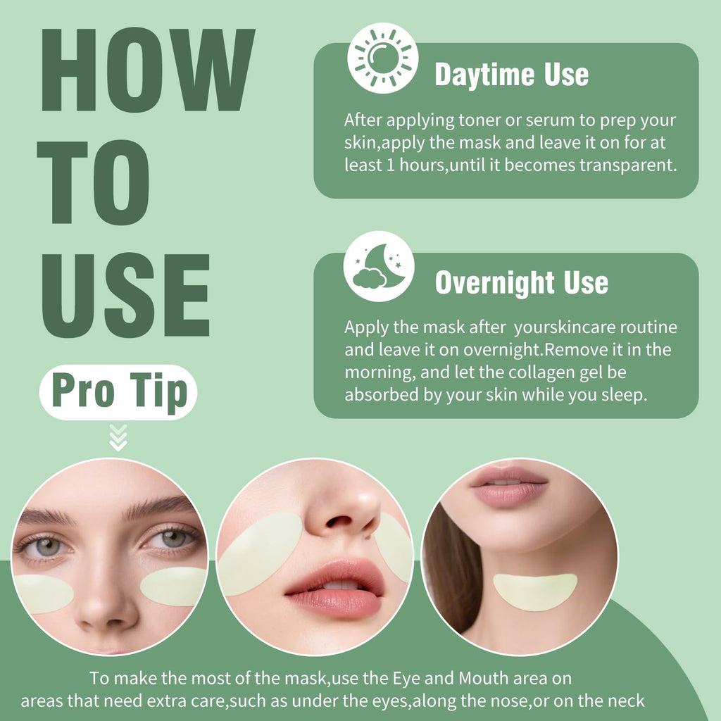 ISTON Overnight Hydrogel Mask for All Skin Types | Deep Hydration & Barrier Support
