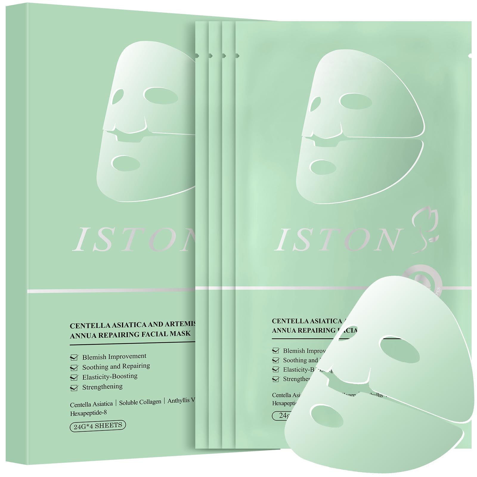 ISTON Overnight Hydrogel Mask for All Skin Types | Deep Hydration & Barrier Support