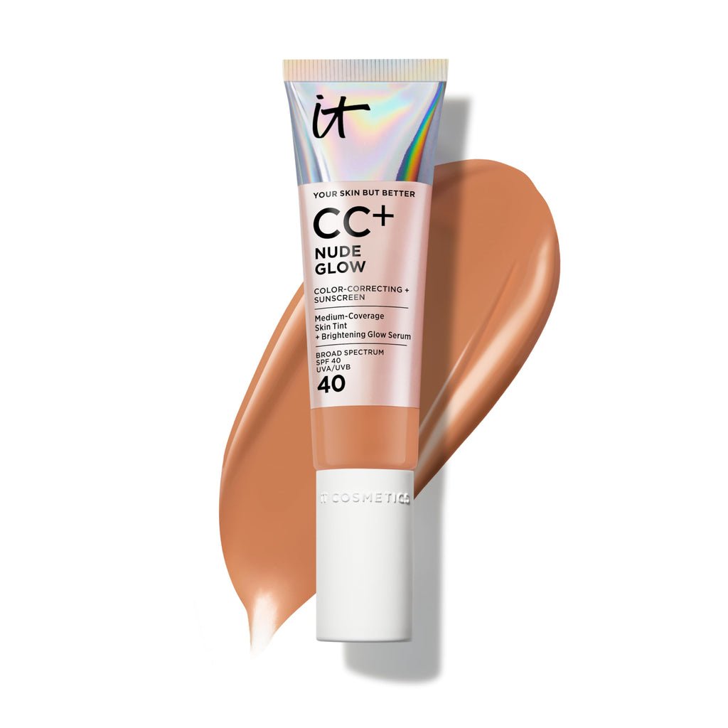 IT Cosmetics CC+ Nude Glow Rich Cool – Medium Coverage Foundation SPF 40