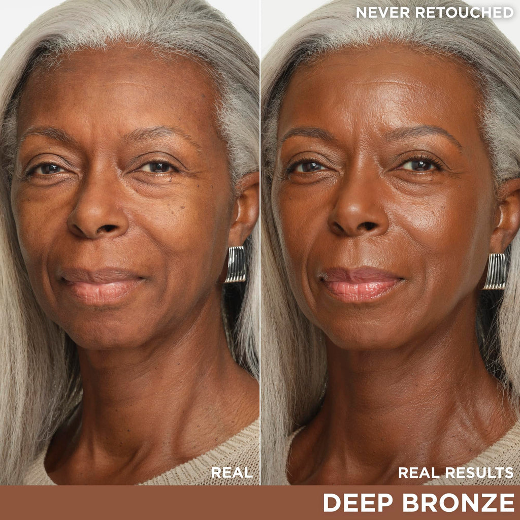 IT Cosmetics CC+ Nude Glow Deep Bronze – Medium Coverage Foundation with SPF 40 + Brightening Serum