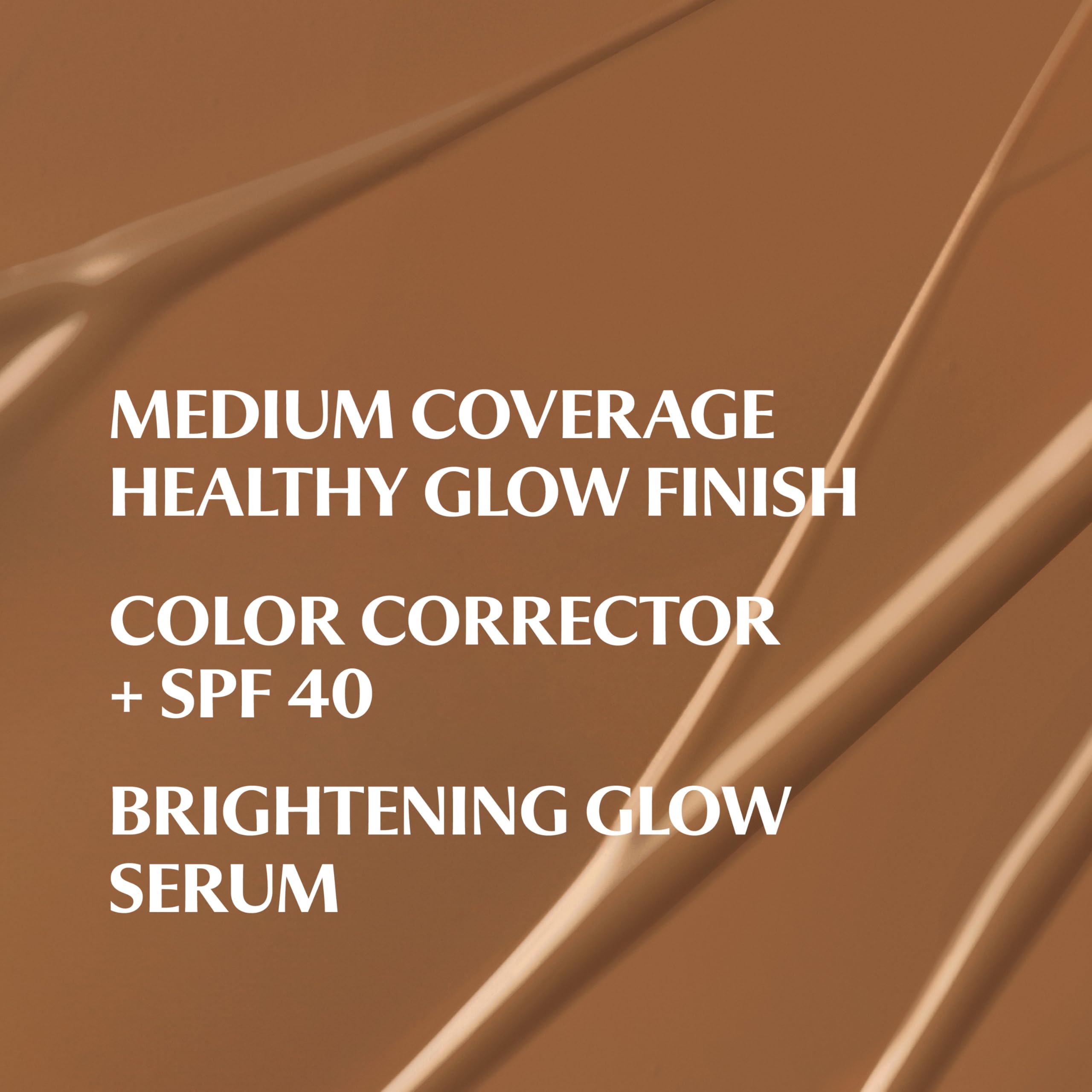 IT Cosmetics CC+ Nude Glow Deep Honey — Medium Coverage Skin Tint with SPF 40, 2% Niacinamide & Hyaluronic Acid