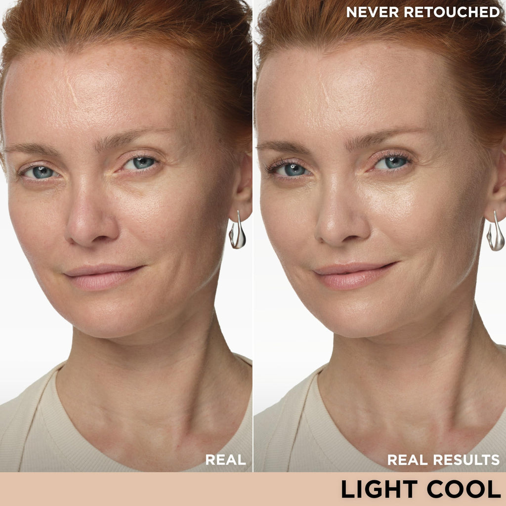 IT Cosmetics CC+ Nude Glow Light Cool – Medium Coverage Foundation with SPF 40, Brightening Glow Serum, 2% Niacinamide & Hyaluronic Acid | 1.08 fl oz