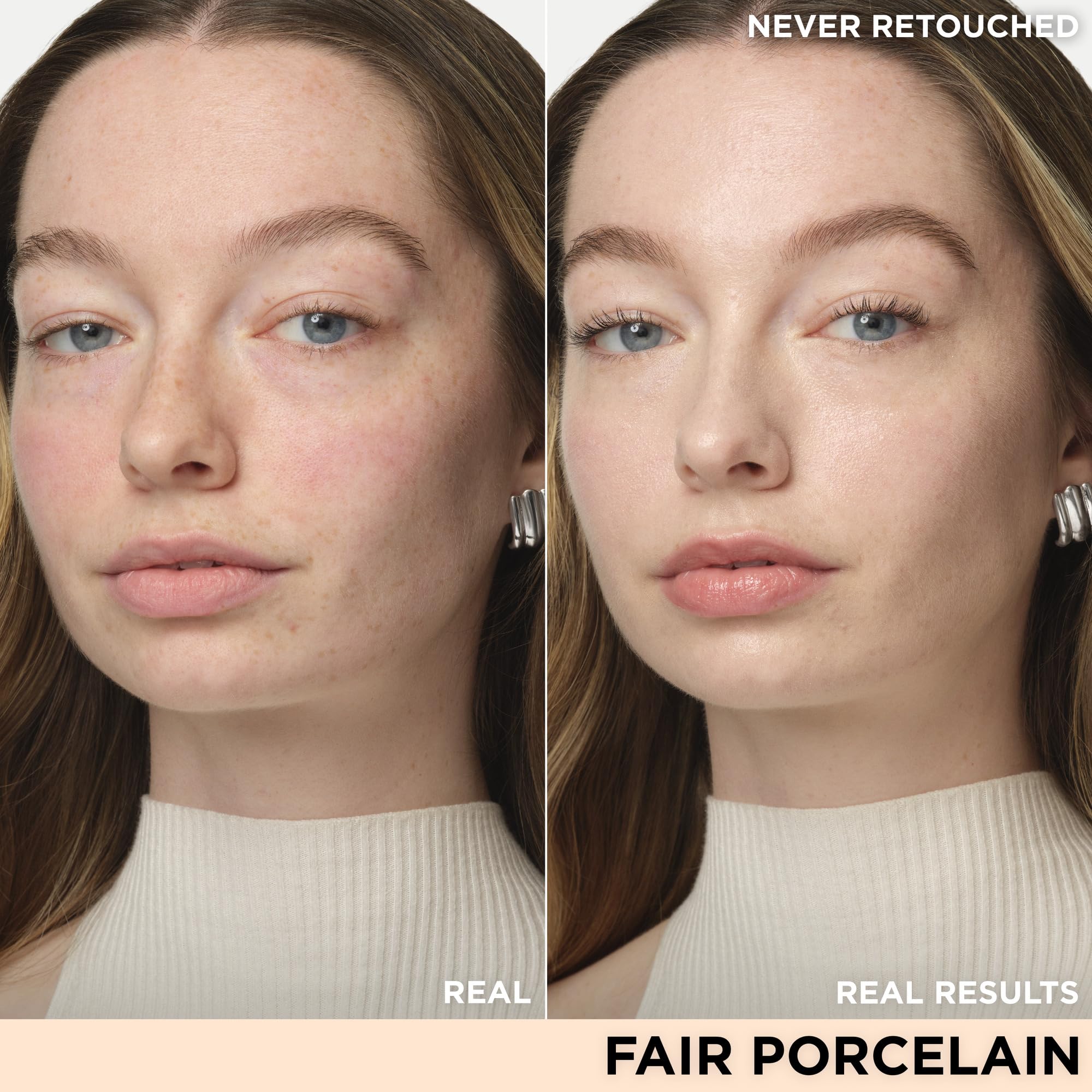 IT Cosmetics CC+ Nude Glow (Fair Porcelain) – Medium Coverage Foundation with SPF 40, Brightening Serum