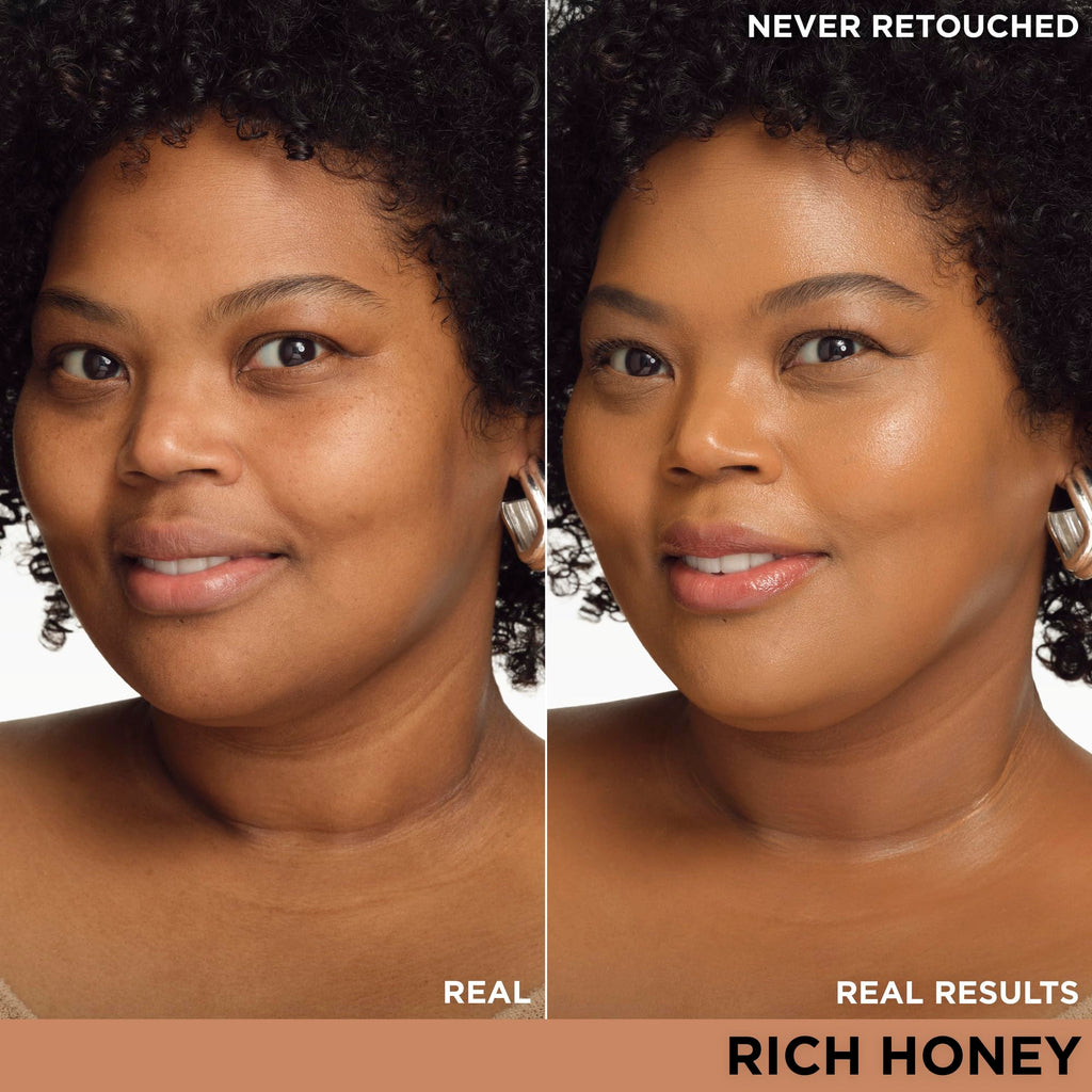 IT Cosmetics CC+ Nude Glow Rich Honey — Medium Coverage Skin Tint with SPF 40 & Brightening Serum