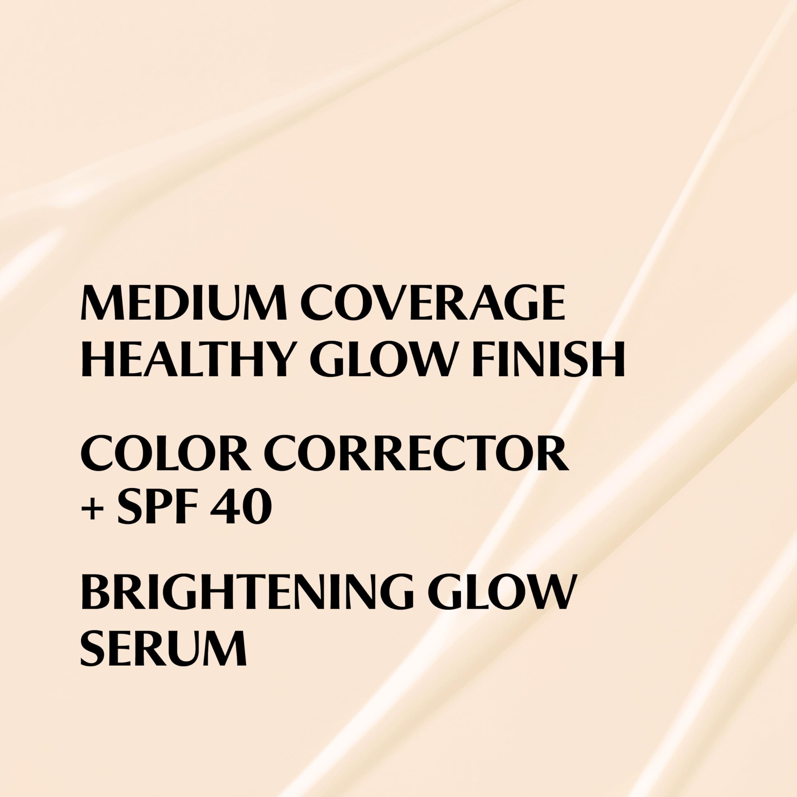 IT Cosmetics CC+ Nude Glow (Fair Porcelain) – Medium Coverage Foundation with SPF 40, Brightening Serum