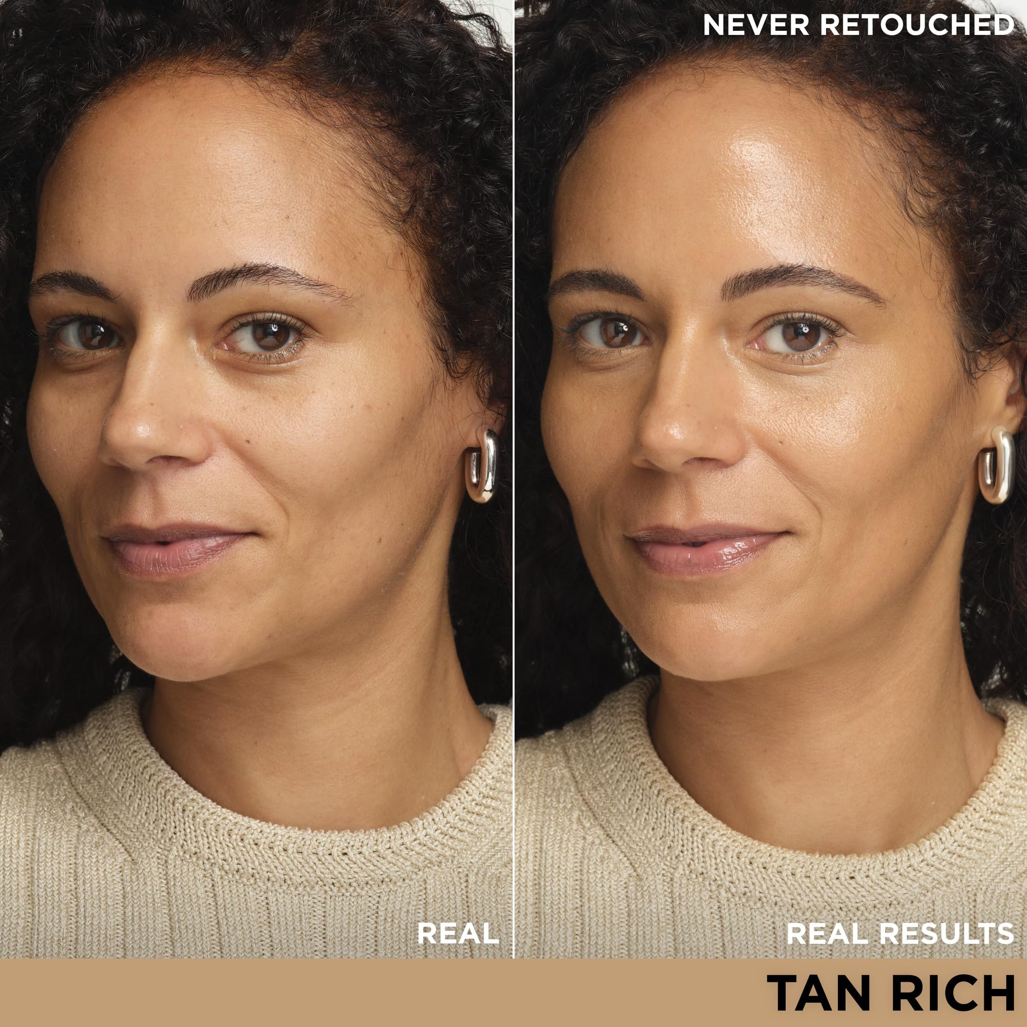 IT Cosmetics CC+ Nude Glow Tan Rich — Medium Coverage Skin Tint with SPF 40 & Brightening Serum